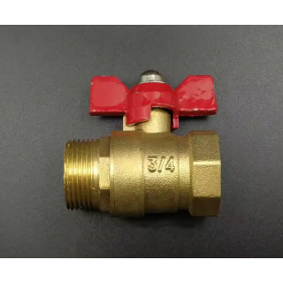 Vanne d'arrêt quart de tour - (3/4") 20-27 mâle femelle