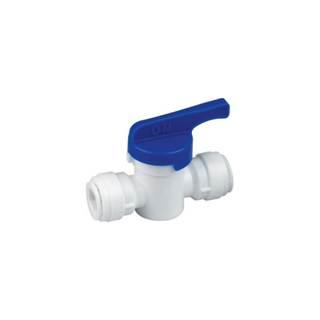 Vanne d'arrêt quart de tour rapide 1/4 - 1/4" Pushfit